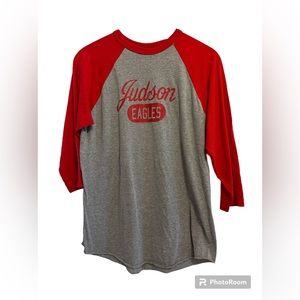 RARE - Judson College baseball tee 3/4 sleeves